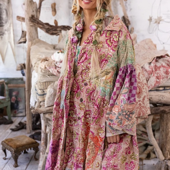 🎀NWT MAGNOLIA PEARL YSA DOUBLE BREASTED COAT🎀 - Picture 2 of 10